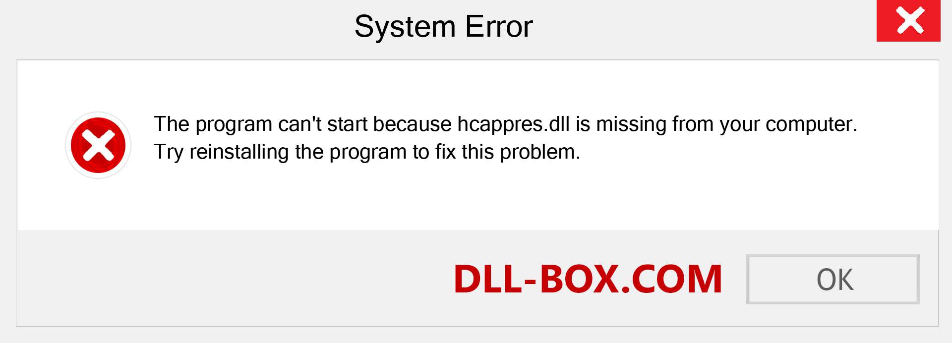  hcappres.dll file is missing?. Download for Windows 7, 8, 10 - Fix  hcappres dll Missing Error on Windows, photos, images
